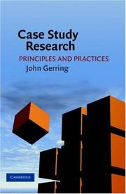 Cover of Case Study Research by John Gerring