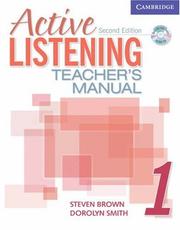 Cover of Active listening with speaking by Brown, Steven