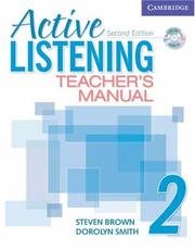 Cover of Active listening by Brown, Steven