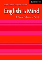 Cover of English in Mind 1 Teacher's Resource Pack (English in Mind) by Sarah Ackroyd