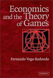 Cover of Economics and the Theory of Games by Fernando Vega-Redondo
