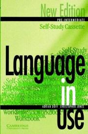 Cover of Language in Use Pre-Intermediate New Edition Self-study cassette by Adrian Doff