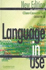 Front cover of Language in Use Pre-Intermediate New Edition Class cassette set (Language in Use) by Adrian Doff