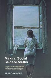 Cover of Making Social Science Matter by Bent Flyvbjerg