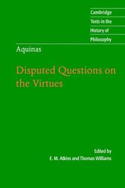 Cover of Aquinas by Thomas Aquinas