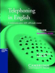 Front cover of Telephoning in English CD-ROM CD-ROM Network Version by B. Jean Naterop