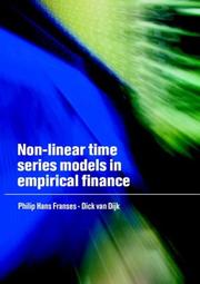 Cover of Nonlinear time series models in empirical finance by Philip Hans Franses