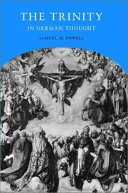 Cover of The Trinity in German Thought by Samuel M. Powell