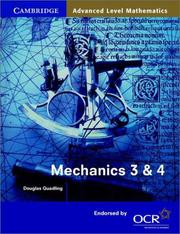 Cover of Mechanics 3 & 4 for OCR (Cambridge Advanced Level Mathematics) by Douglas Quadling