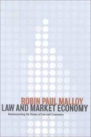 Cover of Law and Market Economy by Robin Paul Malloy