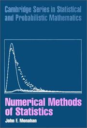 Front cover of Numerical Methods of Statistics by John F. Monahan