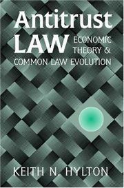 Cover of Antitrust Law by Keith N. Hylton