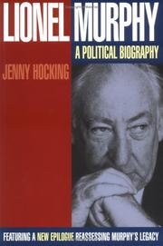 Cover of Lionel Murphy by Jenny Hocking