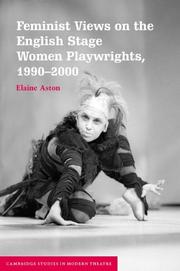 Cover of Feminist views on the English stage by Elaine Aston