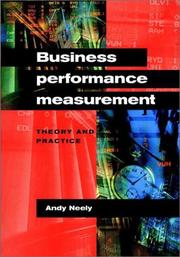 Cover of Business performance measurement by A. D. Neely