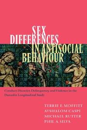 Cover of Sex differences in antisocial behaviour by Terrie E. Moffitt