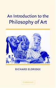 Front cover of An Introduction to the Philosophy of Art (Cambridge Introductions to Philosophy) by Richard Eldridge