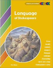 Front cover of Language of Shakespeare Student's Book (Literacy in Context) by Rex Gibson