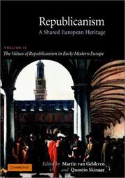 Cover of Republicanism by Martin van Gelderen