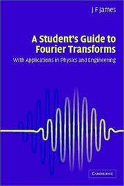 Front cover of A student's guide to Fourier transforms by J. F. James