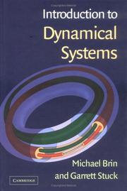 Cover of Introduction to dynamical systems by Michael Brin