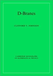 Front cover of D-Branes by Clifford V. Johnson