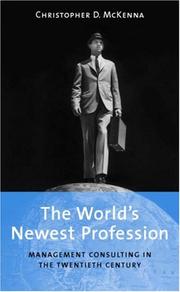 Cover of The World's Newest Profession by Christopher D. McKenna