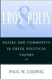 Front cover of Eros and Polis by Paul W. Ludwig
