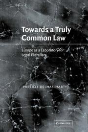 Cover of Towards a truly common law by Mireille Delmas-Marty
