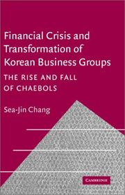 Front cover of Financial Crisis and Transformation of Korean Business Groups by Sea-Jin Chang