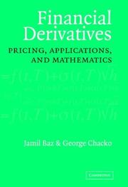 Cover of Financial derivatives by Jamil Baz