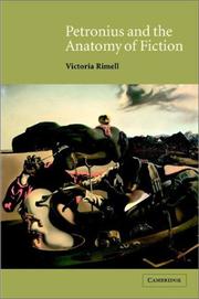Front cover of Petronius and the Anatomy of Fiction by Victoria Rimell