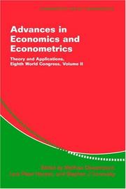 Front cover of Advances in Economics and Econometrics Vol. 2 by David M. Kreps