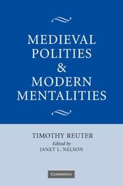 Cover of Medieval Polities and Modern Mentalities by Timothy Reuter