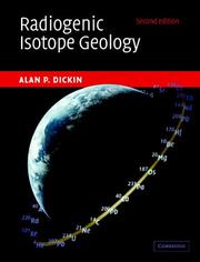 Front cover of Radiogenic isotope geology by Alan P. Dickin