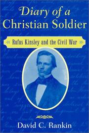 Front cover of Diary of a Christian soldier by Rufus Kinsley