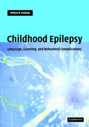 Front cover of Childhood epilepsy by William B. Svoboda