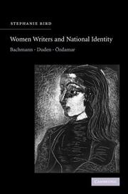 Front cover of Women writers and national identity by Stephanie Bird