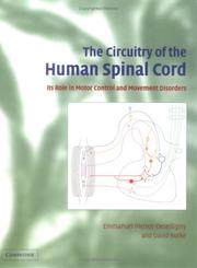 Front cover of The circuitry of the human spinal cord by Emmanuel Pierrot-Deseilligny