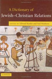 Front cover of A dictionary of Jewish-Christian relations by Kessler, Edward Dr