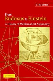 Cover of From Eudoxus to Einstein by C. M. Linton