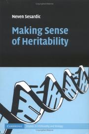 Front cover of Making sense of heritability by Neven Sesardić