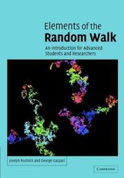 Front cover of Elements of the random walk by Joseph Alan Rudnick