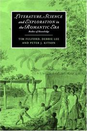 Front cover of Literature, science and exploration in the Romantic era by Tim Fulford