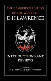 Cover of Introductions and reviews by D. H. Lawrence