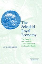 Front cover of The Seleukid Royal Economy by G. G. Aperghis