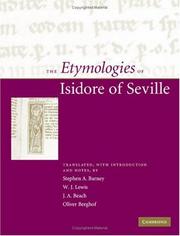 Front cover of Etymologiae by Saint Isidore of Seville