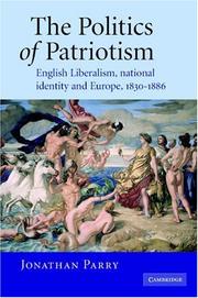 Front cover of The Politics of Patriotism by Jonathan Parry