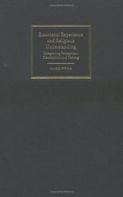 Front cover of Emotional experience and religious understanding by Mark Wynn