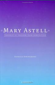 Cover of Mary Astell by Patricia Springborg